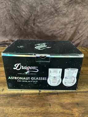 Source Unknown Black Dragon Astronaut Glasses (Set of 2)